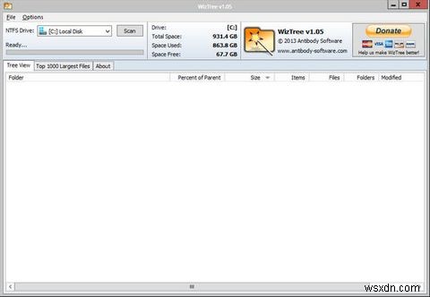 WizTree giúp bạn tìm thấy gì đang chiếm dung lượng ổ cứng [Windows]