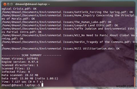 Điều khiển quét virus từ dòng lệnh với Clam Antivirus [Linux]