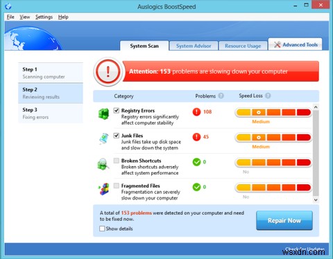 Tăng tốc & Bảo dưỡng PC với Auslogics BoostSpeed 5.4 [Giveaway]