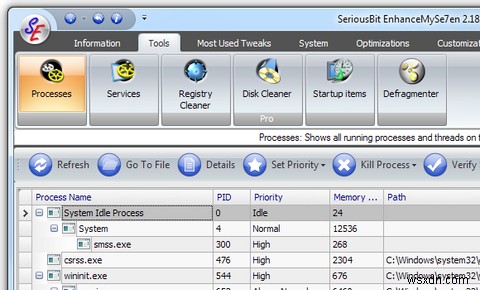 Tinh Chỉnh Windows 7 Và Tìm Hiểu Thêm Về Máy Tính Với EnhanceMySe7en