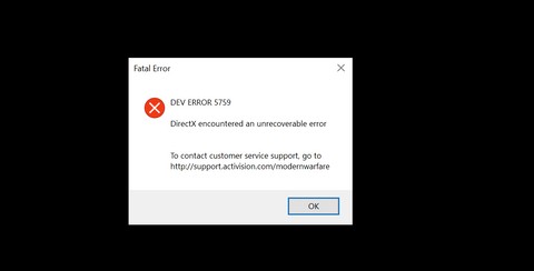 Cách Sửa Lỗi DirectX Unrecoverable Trong COD Warzone Trên Windows 10