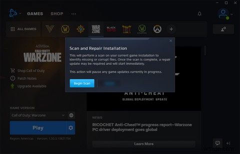 Cách Sửa Lỗi DirectX Unrecoverable Trong COD Warzone Trên Windows 10