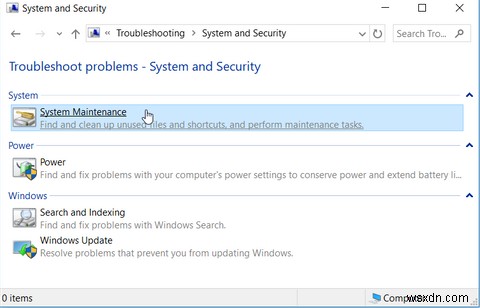 Cách sửa lỗi  Windows Is Unable to Run Automatic Maintenance 