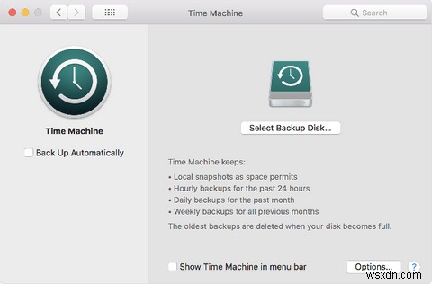 Cách xóa bản sao lưu Time Machine cũ trên Mac