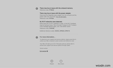 Cách xác định vấn đề Mac với bài kiểm tra chẩn đoán phần cứng Apple
