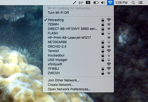 Dùng Mac chẩn đoán và cải thiện kết nối Wi-Fi
