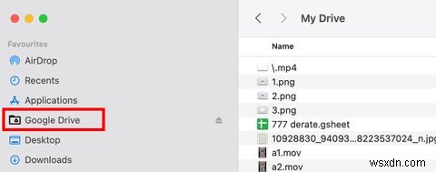 Cách sử dụng Google Drive for Desktop trên Mac