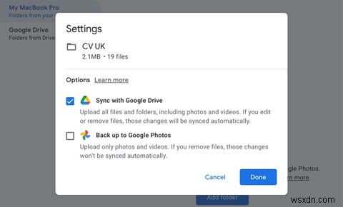 Cách sử dụng Google Drive for Desktop trên Mac