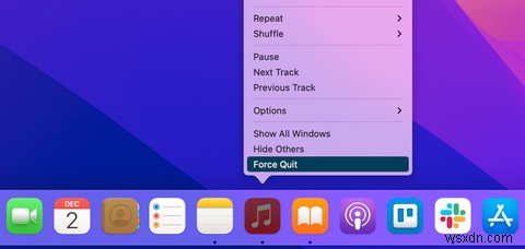 Cách buộc thoát ứng dụng trên Mac