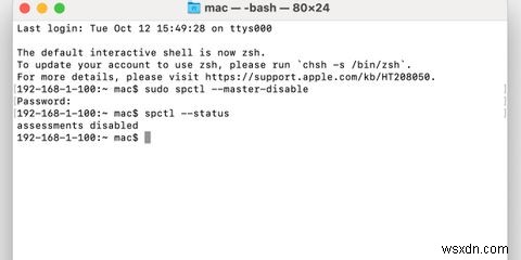 Cách tắt hoàn toàn Gatekeeper trong macOS