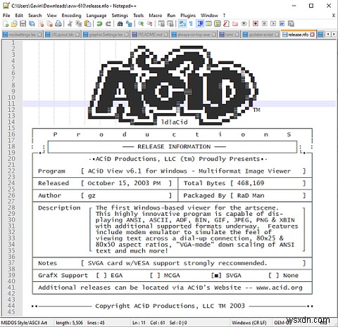 6 trình đọc file NFO tốt nhất để mở tài liệu NFO