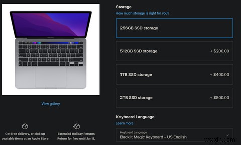Tại sao không nên mua MacBook chỉ 256GB dung lượng lưu trữ