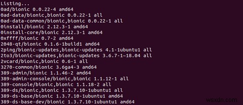 Cách tìm kiếm gói phần mềm trong Ubuntu