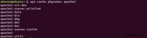 Cách tìm kiếm gói phần mềm trong Ubuntu