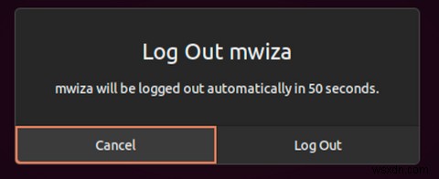 Cách đăng xuất Ubuntu từ Terminal ngay lập tức