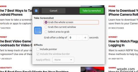 6 Ứng Dụng Tốt Nhất Để Chụp Màn Hình Trên Ubuntu