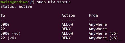 Cách Cấu Hình Tường Lửa Trong Ubuntu Với UFW