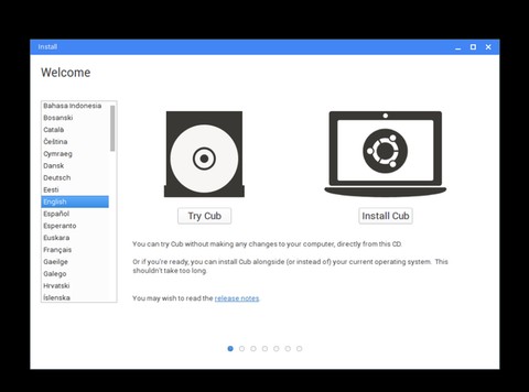 Tái tạo Chrome OS trên laptop với Cub Linux