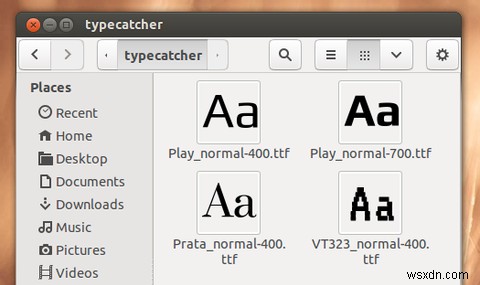 Cài Đặt Nhanh Font Web Của Google Trên Linux
