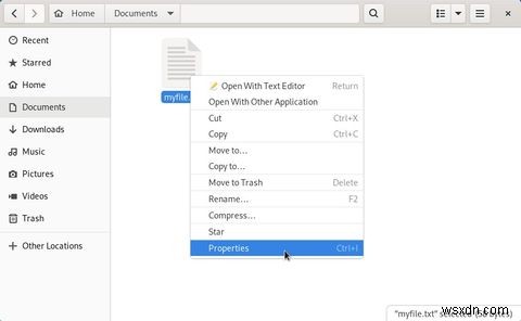 Cách Thay Đổi Quyền Truy Cập Tập Tin Trên Màn Hình NghỊ Linux