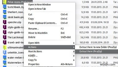 Xây dựng máy tính Linux hiệu suất cao với KDE Service Menus
