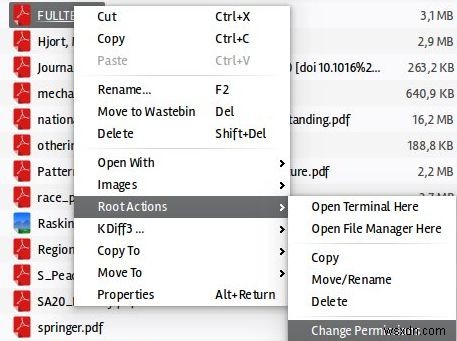 Xây dựng máy tính Linux hiệu suất cao với KDE Service Menus