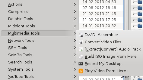 Xây dựng máy tính Linux hiệu suất cao với KDE Service Menus