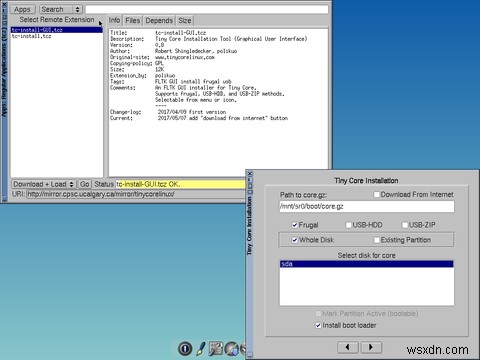 Tiny Core Linux: Bản phân phối Linux nhỏ nhất từng được tạo