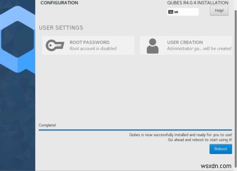 Hướng dẫn cài đặt Qubes OS trên VirtualBox