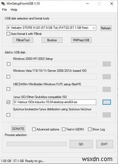 Cách cài đặt nhiều hệ điều hành có thể khởi động trên một USB