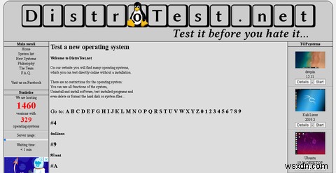 Cách thử bất kỳ distro Linux nào mà không cài đặt với DistroTest