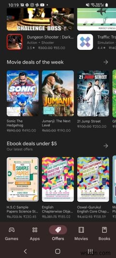 Cách sử dụng tab Ưu đãi của Google Play để tìm Deal và Giảm giá