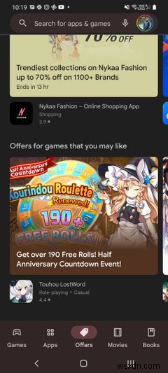 Cách sử dụng tab Ưu đãi của Google Play để tìm Deal và Giảm giá