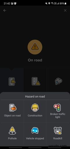 Tất cả cách báo cáo sự cố khi điều hướng với Waze