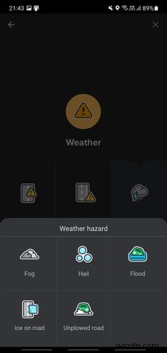 Tất cả cách báo cáo sự cố khi điều hướng với Waze