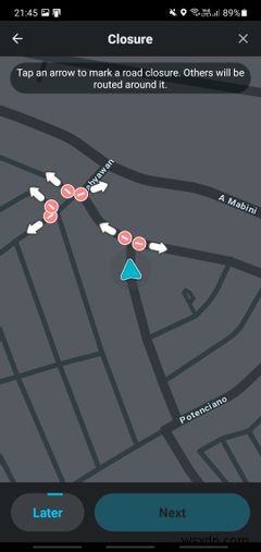 Tất cả cách báo cáo sự cố khi điều hướng với Waze