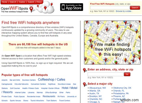 Cách Tìm Điểm Wi-Fi Miễn Phí Gần Bạn