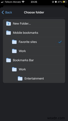 Cách thêm dấu trang (bookmark) trang web trên Chrome điện thoại