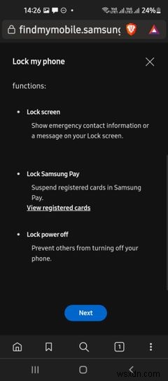 Cách dùng Find My Mobile định vị thiết bị Samsung Galaxy bị mất