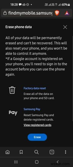 Cách dùng Find My Mobile định vị thiết bị Samsung Galaxy bị mất