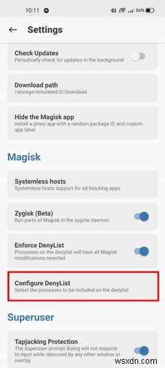 Cách cheat root: Làm ứng dụng nghĩ Android không root