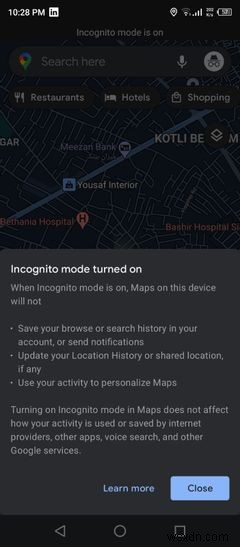 Cách Che Giấu Dấu Vết & Bảo Vệ Quyền Riêng Tư Trên Ứng Dụng Google Maps