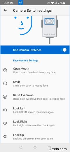 Cách Điều Khiển Điện Thoại Android Bằng Cử Chỉ Khuôn Mặt
