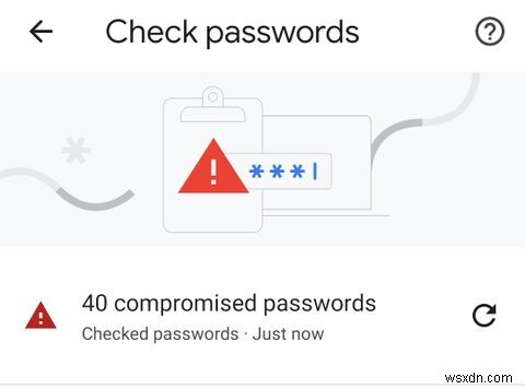 Cách Thay Đổi Nhanh Mật Khẩu Bị Lộ Trên Chrome Android
