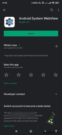 Android System WebView là gì? Có nên tắt không?