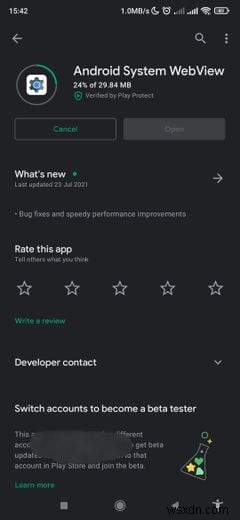 Android System WebView là gì? Có nên tắt không?