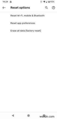 Dữ liệu có thể khôi phục sau khi reset cài đặt gốc Android không?