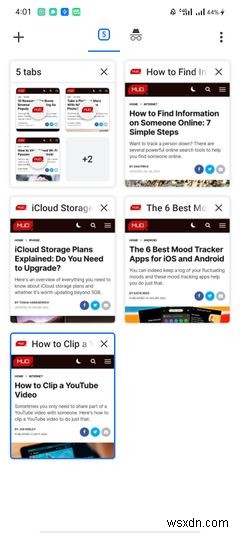 Cách tạo, quản lý và tắt Tab Groups trong Chrome Android