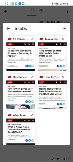 Cách tạo, quản lý và tắt Tab Groups trong Chrome Android