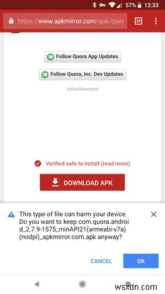 Cách cài đặt thủ công hoặc sideload ứng dụng trên Android